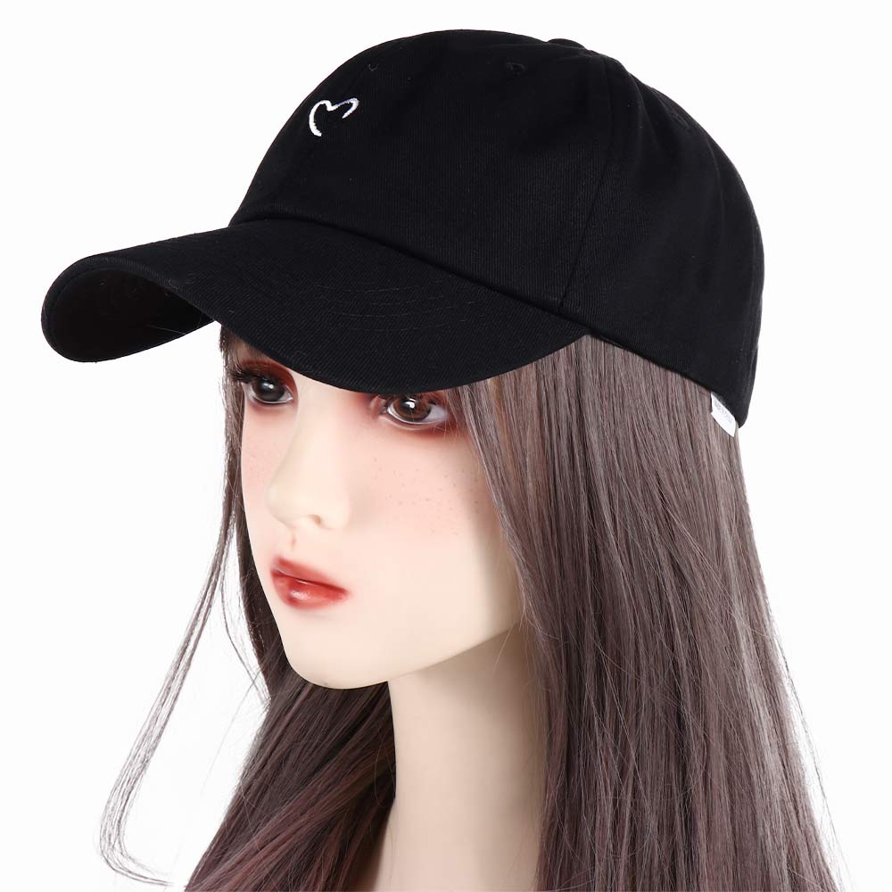 Caps Snapback Love Couple Cap Cotton Peaked Cap Baseball Caps Heart Embroidery Caps Sun Hat