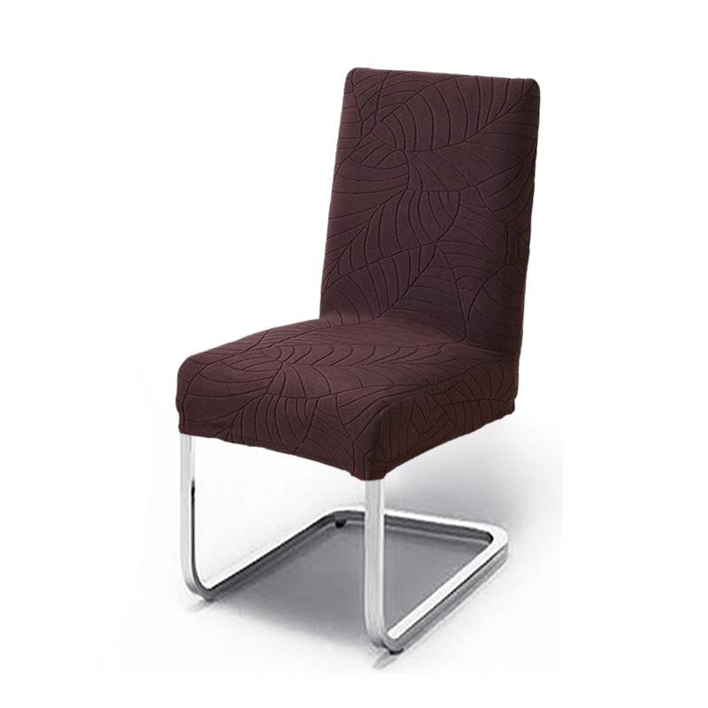 

Потовщений чохол на стілець, Жакардовий чохол на стілець для дому, готелю, їдальні, Еластичний пилозахисний чохол на стілець, Висококласний Спеціальний Для regular chair cover кавовий