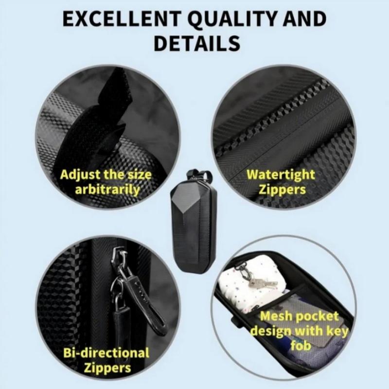 Premium EVA Hardshell Electric Scooter Bag - Waterproof, Front-Mounted, & Secure-Fit - Ideal for Commuters & Adventure Seekers