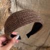 Headwear Knitted Headband Non Slip Hair Hoop New Wide Hair Band  For Women Girls