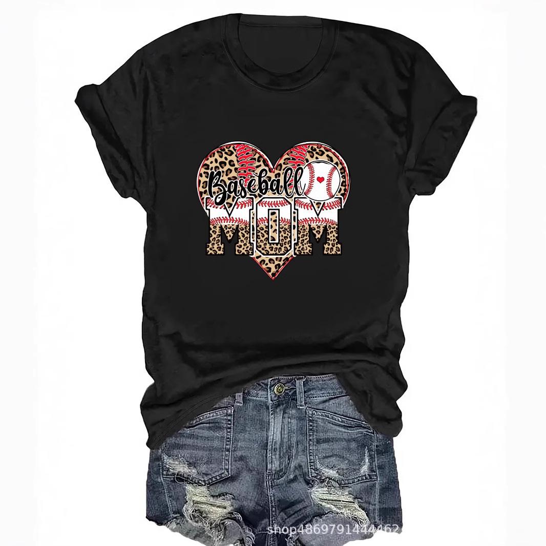 

Women s Fashion Round Neck T-Shirt - Cross-Border Trade L