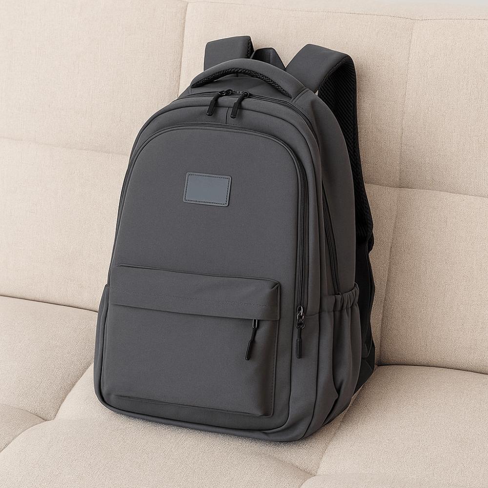 Large capacity Laptop School Bag Solid Color College Backpack Large Capacity Backpack  Teenagers