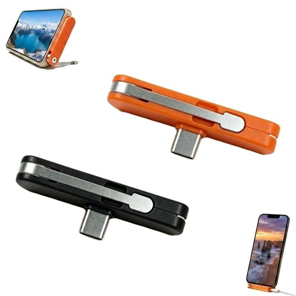 Portable Foldable Phone Holder 240W Fast Charging Right Angle Converter