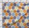 Soimoi Geometrischer Druck, Baumwollbatist, Quiltstoff, verkaufter Massenware 42 Zoll breit, mittelschwerer Baumwollstoff,