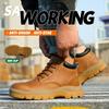 Work Sneakers Steel Toe Shoes Men Safety Shoes New Puncture-Proof Work Shoes Boots Indestructible Security Male Footwear