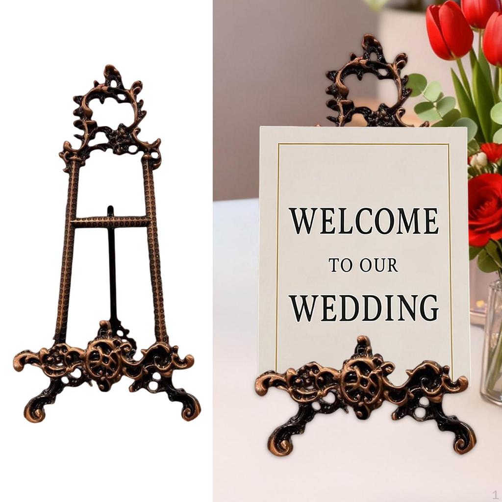 Plate Display Stand Picture Frame Portable Stable Premium Versatile Practical Bracket