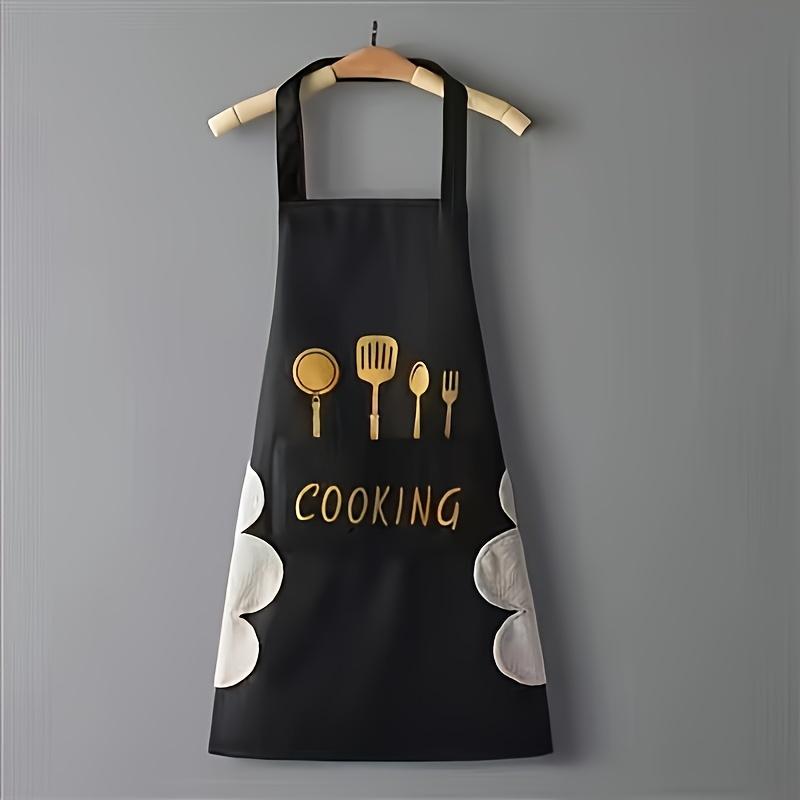Holiday Apron  - Christmas Halloween Thanksgiving Easter Kitchen Apron with Pockets, Adjustable Baking BBQ Fun Gift for Cooks