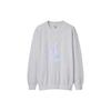 UNIQLO JW Anderson Collaboration Series Printed Loose Long Sleeve Sweatshirt Men sweatshirt Gray 449456-05