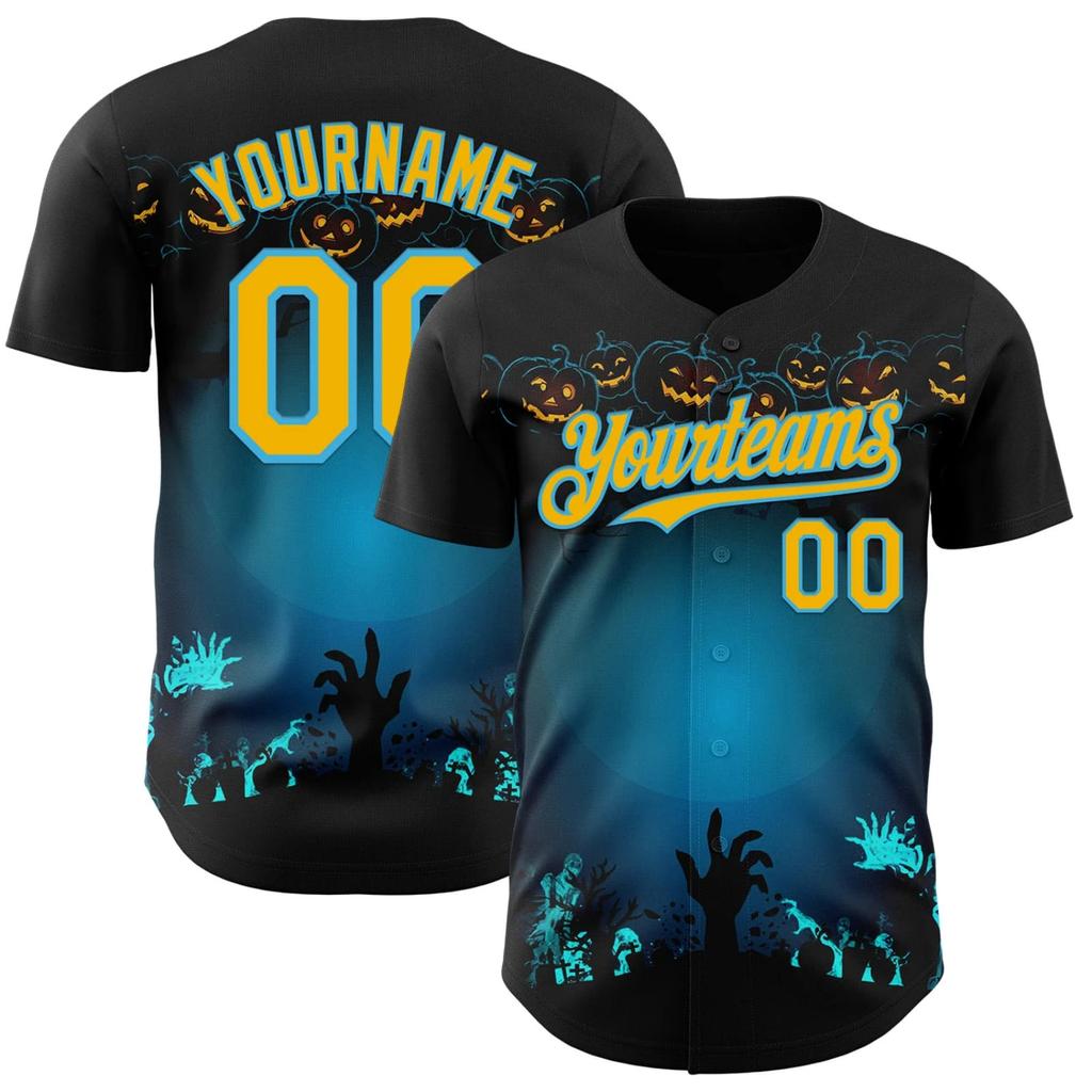 Custom Baseball for Halloween, Unisex Sports Top for Men and Women