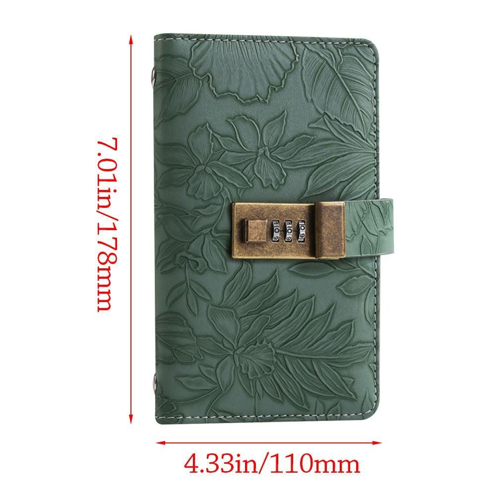 With Password Lock 100 Envelopes Money Saving Challenge Get Rich PU Money Collection Book Save Money Portable Savings Binder