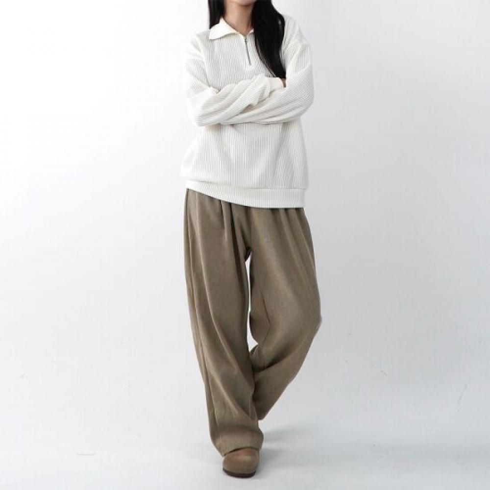 Onl Women Corduroy Wide Leg Pants Golden Pants Pin Tuck Wide Pants