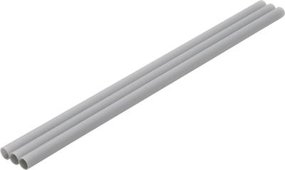Material Series Plastic Outer Pack of Hobby Pipe, Gray, 10.0mm Diameter, 3, Material, OM-548