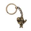 Merry Christmas Keychain Letter Charm Holiday Key Holder 28mm Ring