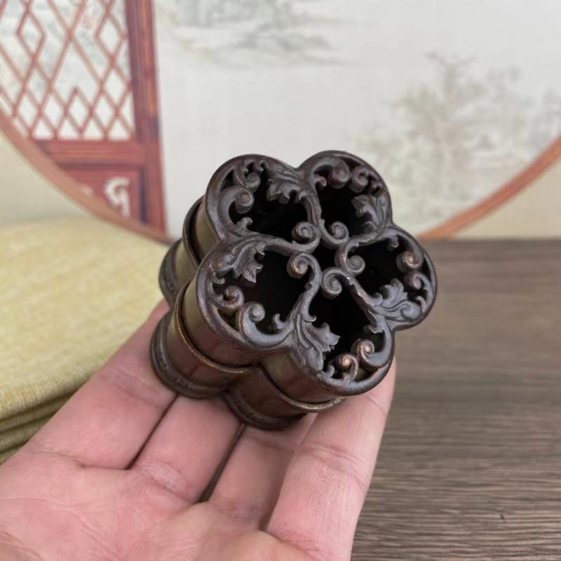 Copper Burner for Home Use Zen Aromatherapy Buddha Incense Holder Cultural Creative Ornament Tea Ceremony
