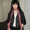 Harajuku Spicy Girl Scarf Soft Plush Knitted Scarves Casual Long Narrow Scarves  Ladies