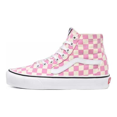 Checkerboard SK8 HI Tapered Shoes Pink Women's Vans VN0A4U16XHV