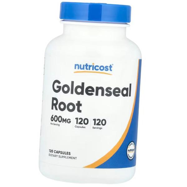 

Желтокорень экстракт, Goldenseal Root 600, Nutricost 120капс (71647046) 120caps