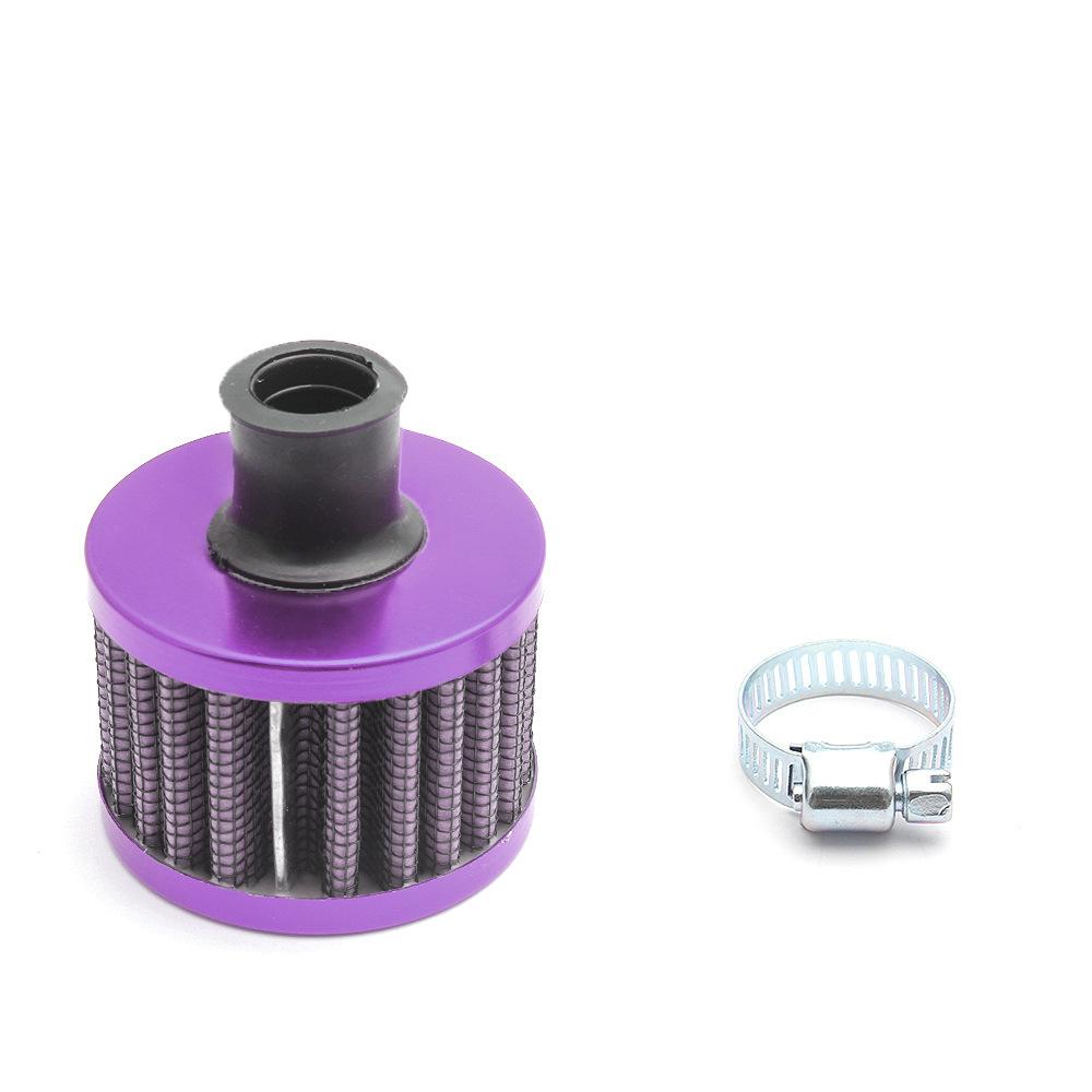 Universal 12mm Car Air Filter for Motorcycle Cold Air Intake High Flow Crankcase Vent Cover Mini Breather Filters Moto Parts