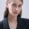 GEIGER Jewelry Two-Line Volume Silver Earrings GISVEE118