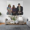 Gaslight Gatekeep Girlboss New Girl The Crew Tapestry Wall Hanging Art for Bedroom Living Room College Dorm Party Backdrop