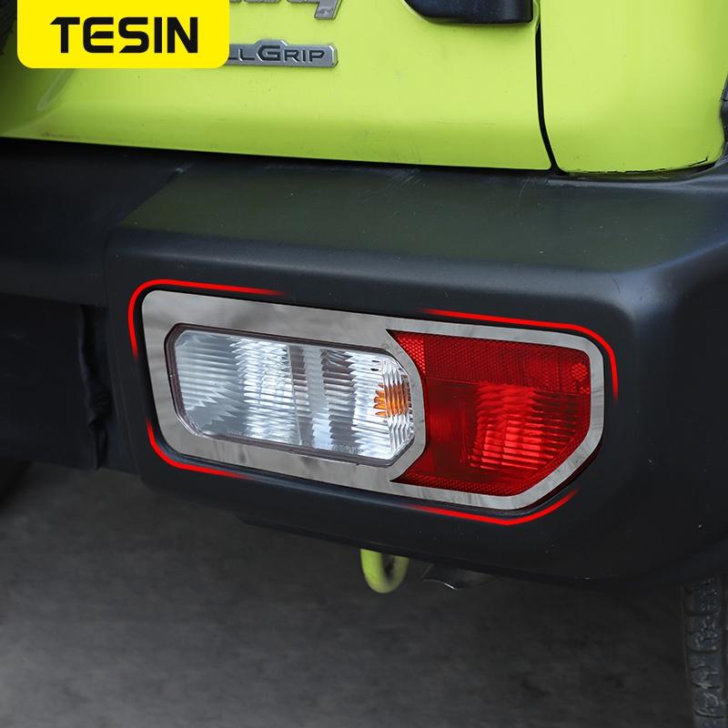TESIN Car Rear Tail Light Lamp Decoration Cover for Suzuki Jimny JB74    2022 2023 Lamp Hoods Exterior