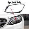 1 Pair Car Headlight Cover for Mercedes-Benz C Class W205 Pre-facelift 2015-2018 Car Accessories Clear Lampshade Auto Shell