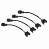 4PCS Fuel Injector Conversion Harness OBD1 to OBD2 Replacement For Acura Integra 199?1995