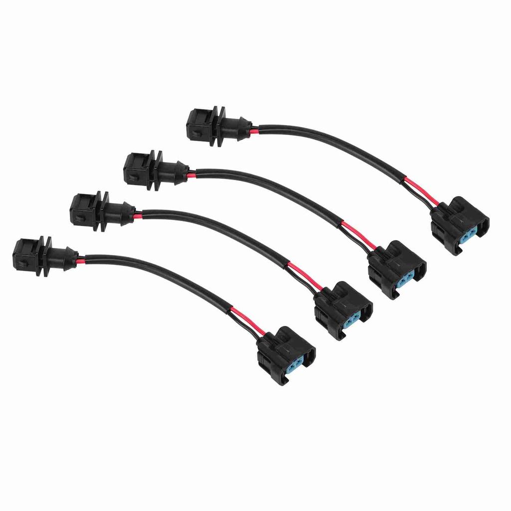 4PCS Fuel Injector Conversion Harness OBD1 to OBD2 Replacement For Acura Integra 199?1995
