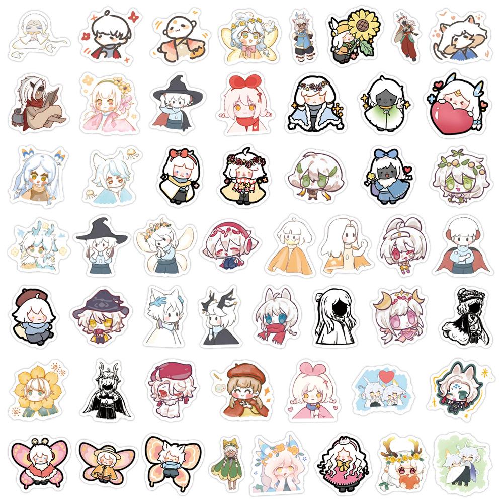 10100Pcs Game Sky Children Of The Light Cartoon Cute Stickers Kawaii Personality Creative Decoration Laptop Pencil Case Decals