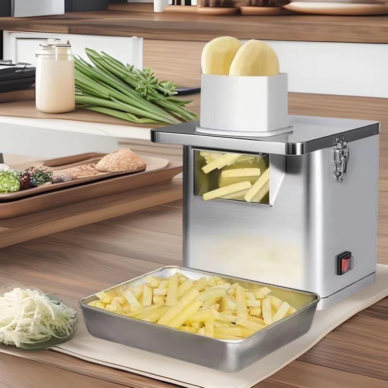 Multi-functional Electric Vegetable Cutter & Dicer with Stainless Steel Blades