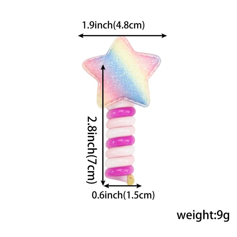 Women Plastic Hair Rope Spirals Hair Rings Teens Hair Ties Hair Shaping Ornament