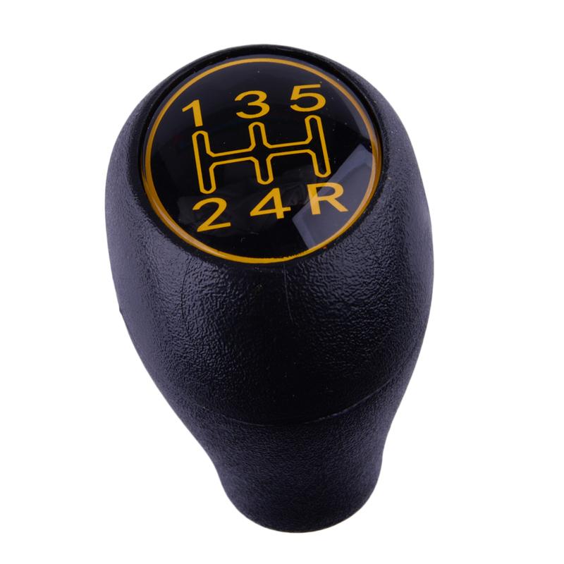5 Speed Front Gear Shift Knob Shifter Handle Lever Head With Yellow Number 240367 Fit for Peugeot 504 505 309 205 GTI CTI TD