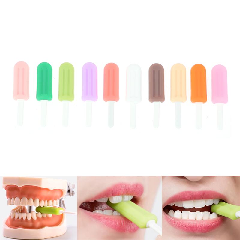 Hand Held Aligner Chewies Dental Aligner Retainer Seater With Comfort Bite Orthodontic Chew for Food Silicon Material