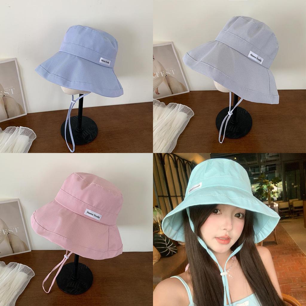 Summer Women Wide Brim Fisherman Hat With Sunproof Design And Breathability