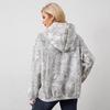 2025 Autumn/Winter Women's Casual Printed Drop Shoulder Hoodie with Pocket