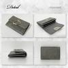 Crossmarberry Business Card Case for Women, Stylish and Cute Antique Design with Card Slots, Dividers, Magnetic closure, Simple Design, Beige, R114