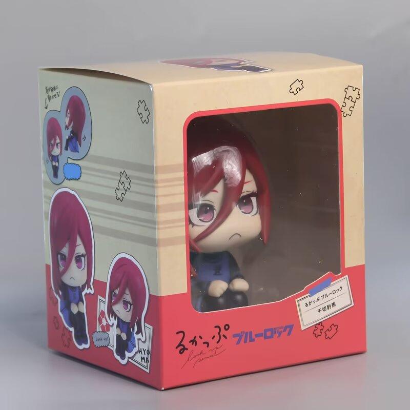 10 cm BLUE LOCK Anime Modell Chigiri Hyoma Q Versjon Action Modell Statue Samling Pynt Nagi Seish Modell DUKKE Gave Leker