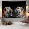 Colorful Tiger Portrait Tapestry Room Decoration Wall Hanging for Living Room Bedroom, dormitory, Birthday and Christmas gifts