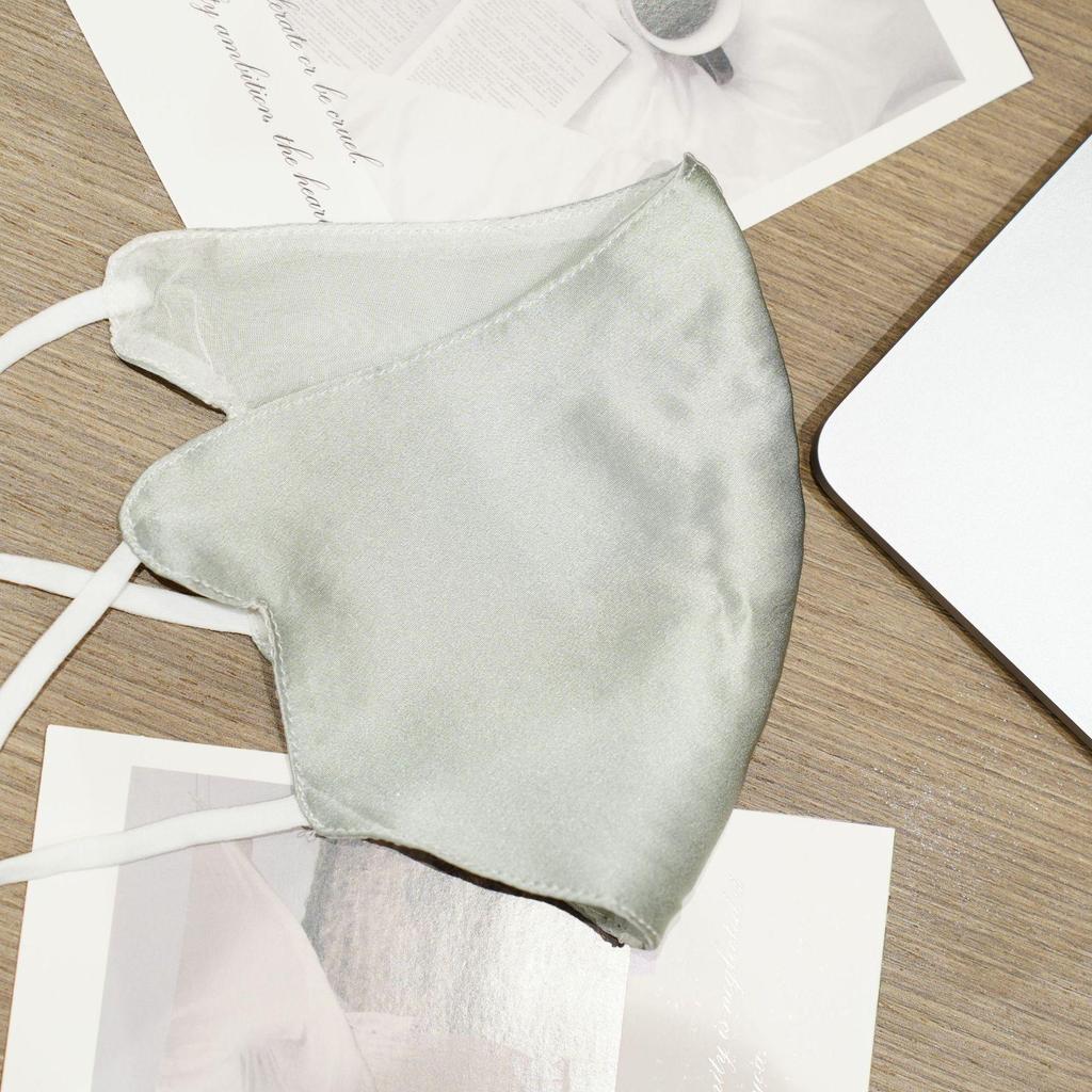 Maschera Viso Double-Sided 100% Seta di Gelso 19 Momme - Comoda, Antipolvere, Protezione Solare e Lavabile