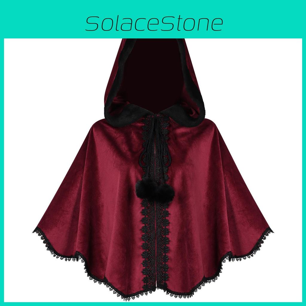 Halloween Costume Cape With Plush Finish For Cosplay And Themed Events