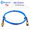 SMA Male-Female Blue RG316 Connector Cable, SMA-J to SMA-K, Low VSWR, 6GHz.