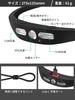 LNGOOR led headlight rechargeable USB-C headlamp gesture sensor XPG+COB IP6