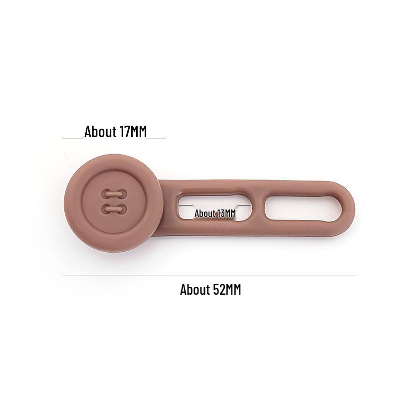 Adjustable No-Sew Waist Extension Button for Jeans