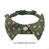 Adjustable Bowtie Collars for Cats in Holiday Themes