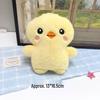 Cartoon Animal Plush Keychain - Rabbit, Bear, Piglet Dolls with Squeaker