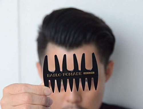 BABLO POMADE Starker Halt Haarstyling-Pomade, Wasserbasierte Haarfett, Haarknete, mit Netz-Kamm