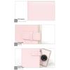 Portable Photo Storage Album Accommodates 108Pockets Pictures 3inch PU Leather Exterior Travel Friendly