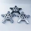 For VW Volkswagen Jetta MK5 Golf 4pcs 135mm Volkswagen Golf Polo Car Wheel Center Caps 5Pins Rim Hub Cover Hubcap Logo Badge Emb