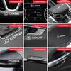 3D Metal Car Interior Dekoration Stickers Badges Auto Styling For Lexus FSPORT LBX NX RX 350h 450h ES UX 300e GS GX IS LS LX CT