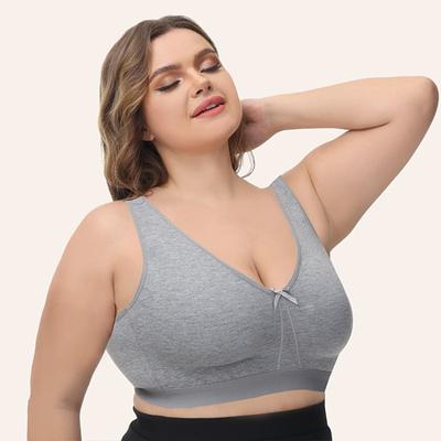 European and American Full Coverage Anti-sagging Underwear Fat MM Seamless Large Size Bra